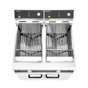 Friteuse électrique professionnelle sur coffre 21 + 21 Litres (20 kW) IDEAL - GOLDINOX