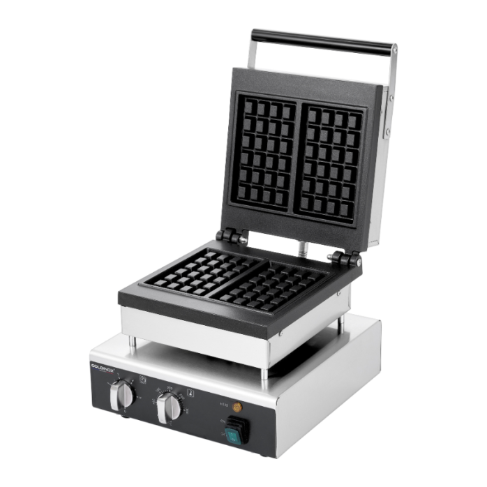 Gaufrier simple électrique professionnel PREMIUM - GOLDINOX