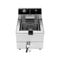 Friteuse électrique à poser professionnelle 10 Litres avec robinet de vidange (230V) IDEAL - GOLDINOX