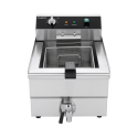 Friteuse électrique à poser professionnelle 16 Litres avec robinet de vidange (400V) IDEAL - GOLDINOX
