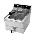 Friteuse électrique à poser professionnelle 16 Litres avec robinet de vidange (400V) IDEAL - GOLDINOX
