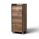 Poubelle snack "MERCI" en bois Baroque 100 Litres PREMIUM - GOLDINOX