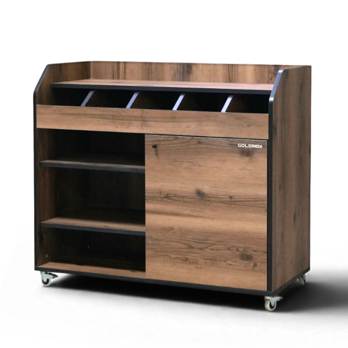 Desserte de service professionnelle en bois Baroque PREMIUM - GOLDINOX