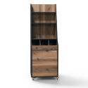 Desserte de service compacte professionnelle avec service haut en bois Baroque PREMIUM - GOLDINOX