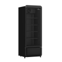 Armoire à boissons 240 Litres avec roulettes à l'arrière Full Black PREMIUM - GOLDINOX