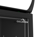 Armoire à boissons 3 portes 1065 Litres sur roulettes Full Black PREMIUM - GOLDINOX
