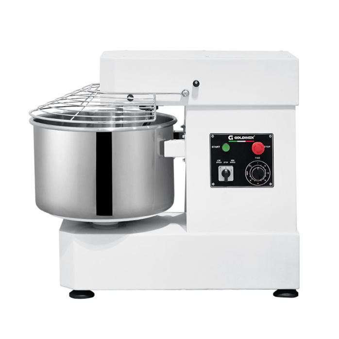 Pétrin à pâte 30 Litres sur pieds 2 vitesses avec tête et cuve fixe (230V) PREMIUM - GOLDINOX