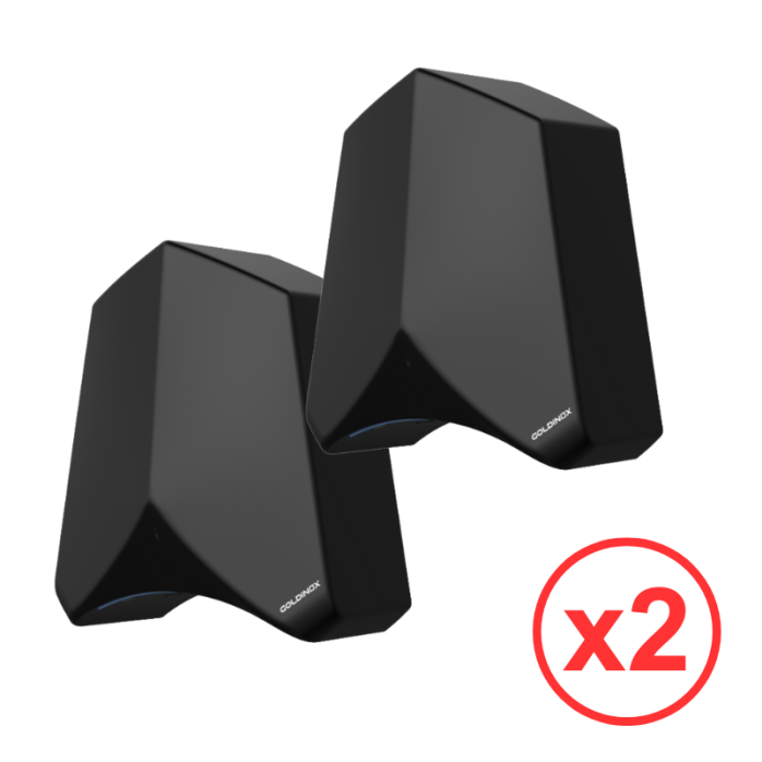 Sèche-mains DESIGN avec capteur - Noir - PREMIUM / GOLDINOX