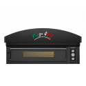 Four à pizza électrique 4 x Ø34 cm (6kW - 380V) avec hotte d'extraction Série "PIZZA CHEF" PREMIUM - GOLDINOX