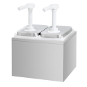 Distributeur de sauces en acier inoxydable 2 x 2 litres PREMIUM - GOLDINOX