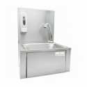 Lave-mains à commande fémorale + Distributeur de savon IDEAL - GOLDINOX