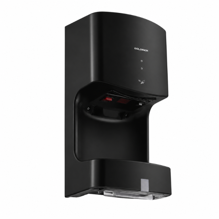 Sèche-mains DESIGN avec capteur - Noir - PREMIUM / GOLDINOX