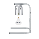 Lampe chauffante "CLOCHE" infrarouge suspendue en aluminium Or Rose (Hauteur réglable et ampoule blanche) PREMIUM - GOLDINOX