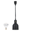 Lampe chauffante "CLOCHE" infrarouge suspendue en aluminium Or Rose (Hauteur réglable et ampoule blanche) PREMIUM - GOLDINOX