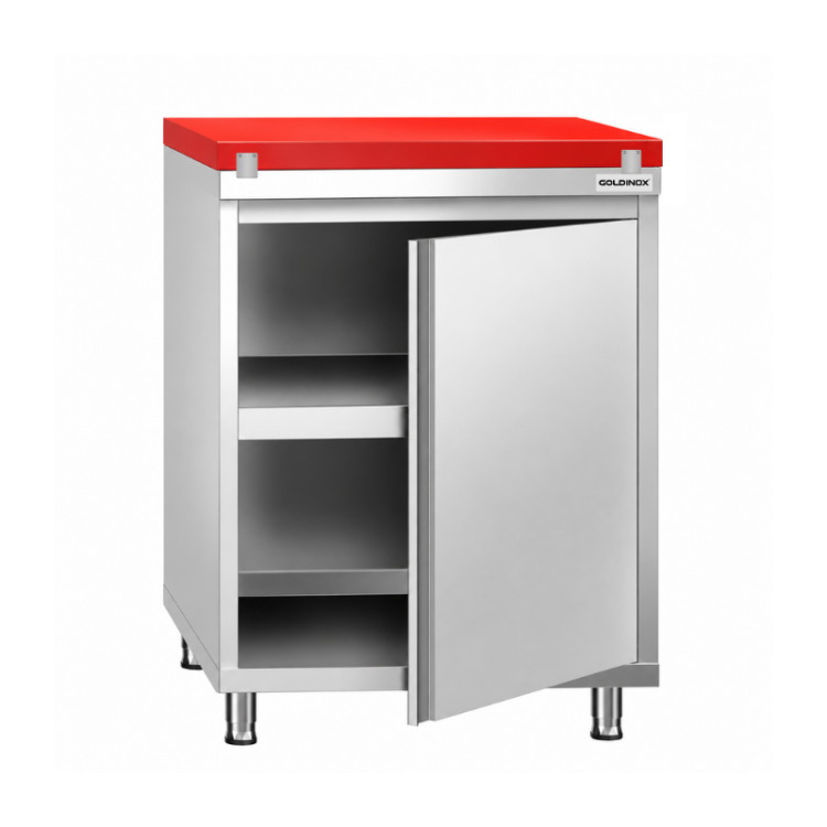 Meuble bas inox 600 x 600 mm PREMIUM / GOLDINOX