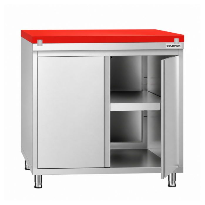 Meuble bas inox 600 x 600 mm PREMIUM / GOLDINOX