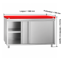 Meuble bas inox 600 x 600 mm PREMIUM / GOLDINOX