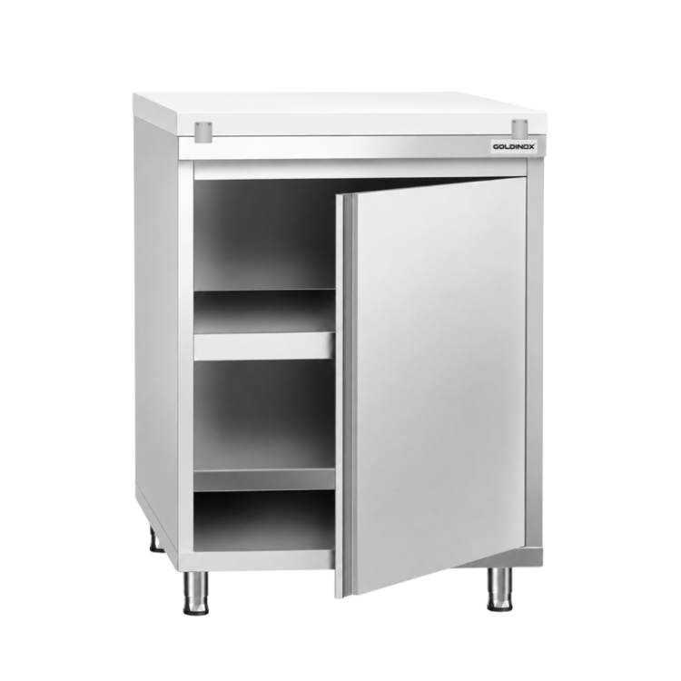 Meuble bas inox 600 x 700 mm PREMIUM / GOLDINOX