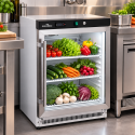 Armoire réfrigérée blanche 1 porte - 200 Litres PREMIUM - GOLDINOX