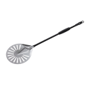 Pelle à pizza ronde Ø230mm perforée en aluminium (Ø230x1725mm) PREMIUM - GOLDINOX