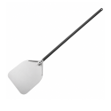 Pelle à pizza ronde Ø230mm perforée en aluminium (Ø230x1725mm) PREMIUM - GOLDINOX