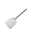 Pelle à pizza ronde Ø230mm perforée en aluminium (Ø230x1725mm) PREMIUM - GOLDINOX
