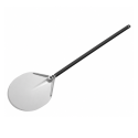 Pelle à pizza ronde Ø230mm perforée en aluminium (Ø230x1725mm) PREMIUM - GOLDINOX