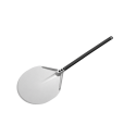 Pelle à pizza ronde Ø350mm en aluminium (Ø350x1300mm) PREMIUM - GOLDINOX