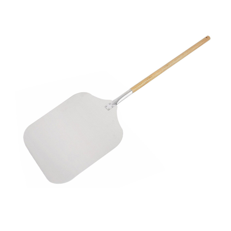 Pelle à pizza rectangulaire 305x355mm en aluminium et bois (305x355x910mm) IDEAL - GOLDINOX
