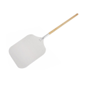 Pelle à pizza rectangulaire 305x355mm en aluminium et bois (305x355x910mm) IDEAL - GOLDINOX