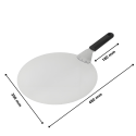 Pelle à pizza rectangulaire 305x355mm en aluminium et bois (305x355x910mm) IDEAL - GOLDINOX