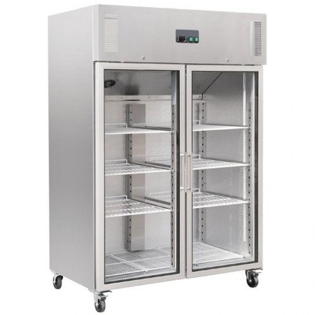 Réfrigérateur professionnel Gastronorme 2 portes 1300L Polar