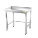 Table de travail inox avec renfort profondeur 800 mm