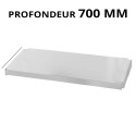 Etagère inférieure pour table de travail inox profondeur 700 mm