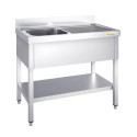 Plonge inox 1 Bac - Profondeur 600 mm