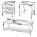 Tables de Travail Inox – 500 à 800 mm & Accessoires