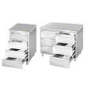 Meubles bas en inox à tiroirs - Profondeur 600 mm et 700 mm