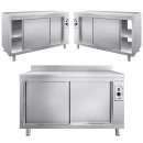 Meubles Bas Chauffants Inox – Portes Coulissantes
