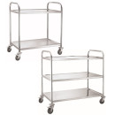 Chariot de Service en Inox