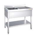 Plonge inox 1 Bac - Profondeur 600 mm