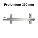 1 x Etagère murale inox profondeur 300 mm