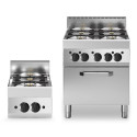 Cuisinières à Gaz – 1, 2, 4 ou 6 brûleurs