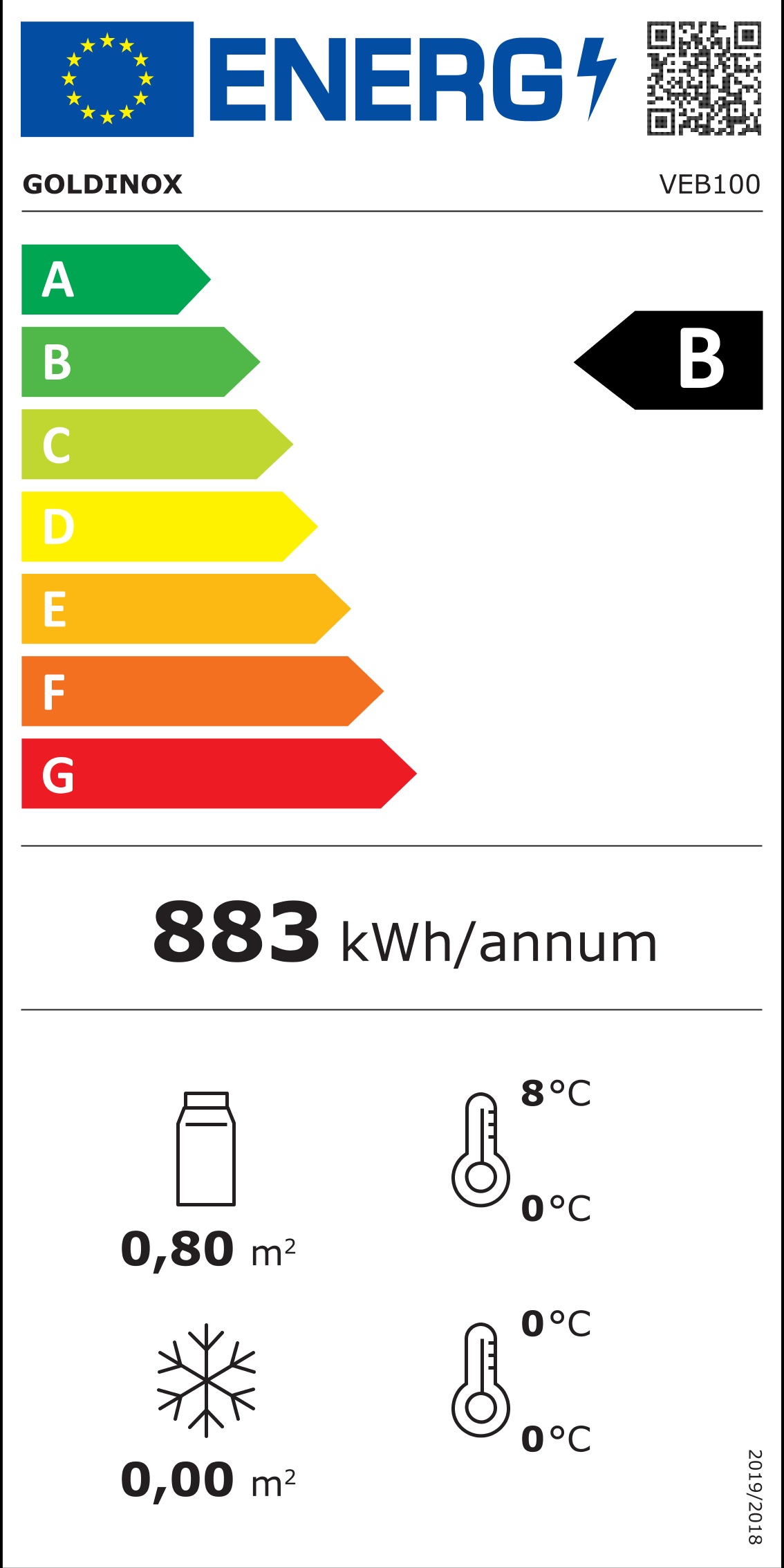 Etiquette energetique VEB100